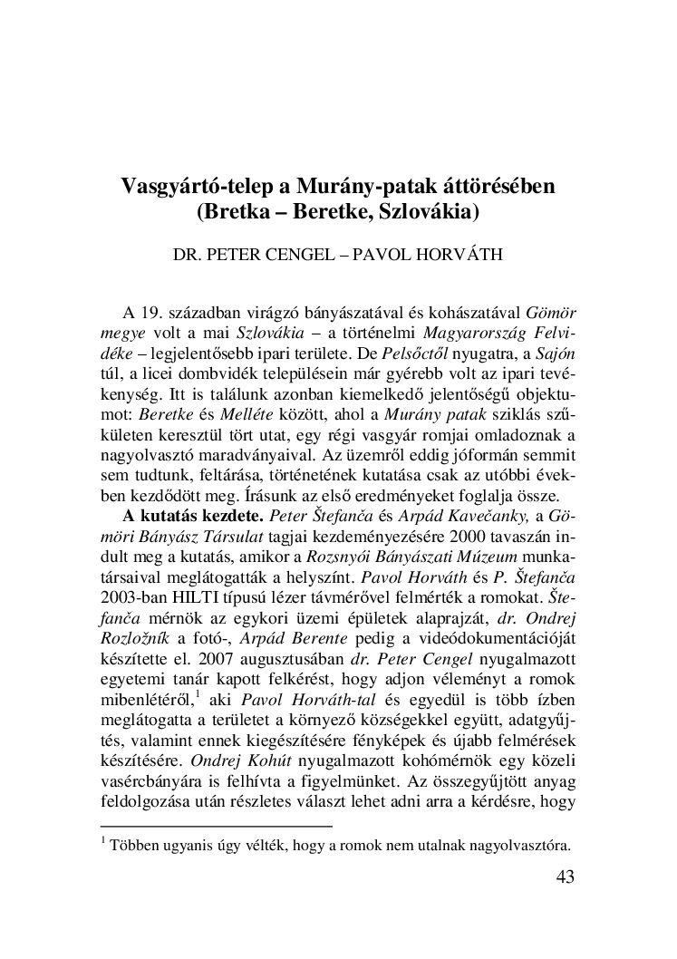 beretke-vasgyar-tortenete