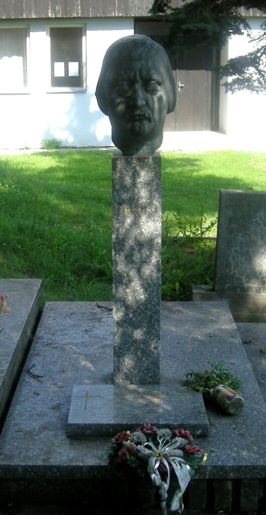 Bacskai Béla festőművész sírja