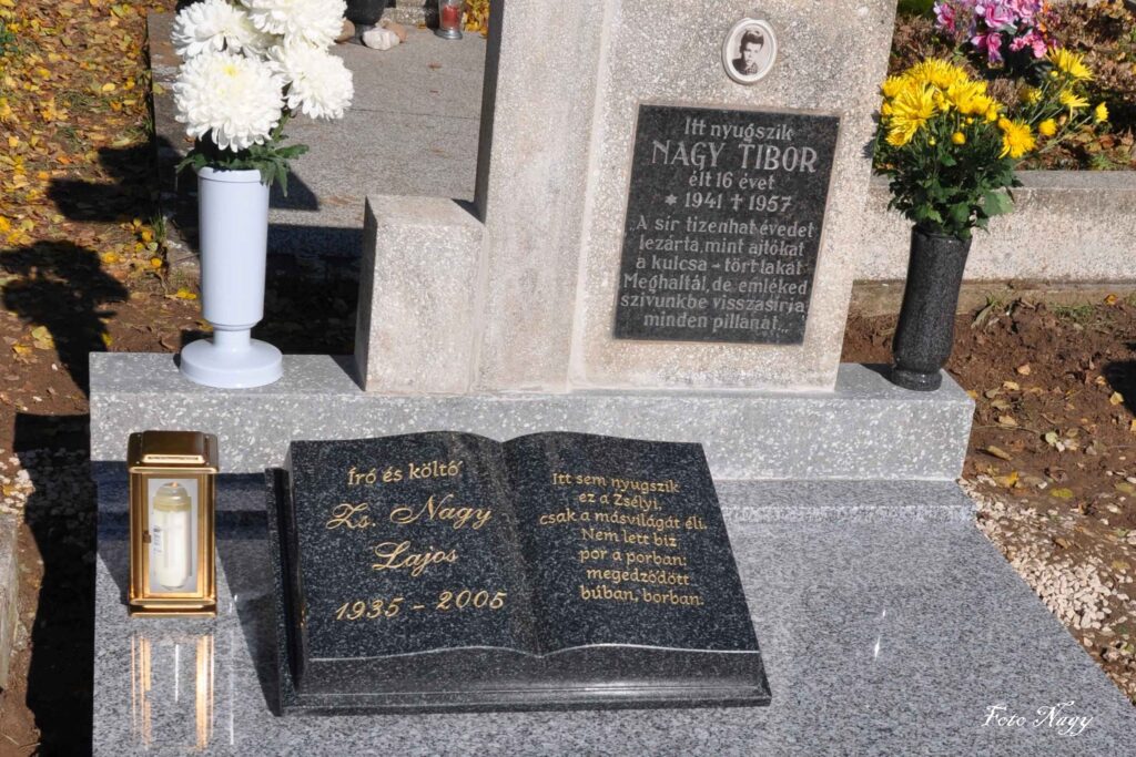 Zs. Nagy Lajos (Zsélyi Nagy Lajos) költő, újságíró sírja