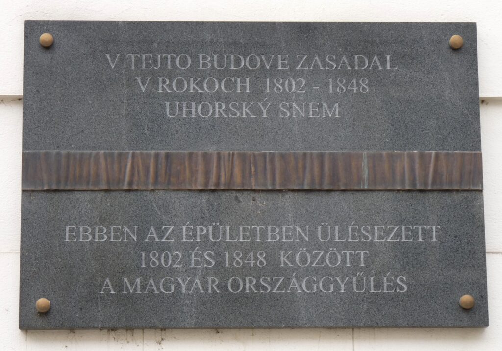 A Magyar Országgyűlés Háza (1802-1848)