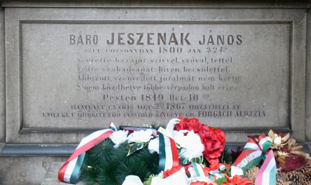 Báró Jeszenák János sírja