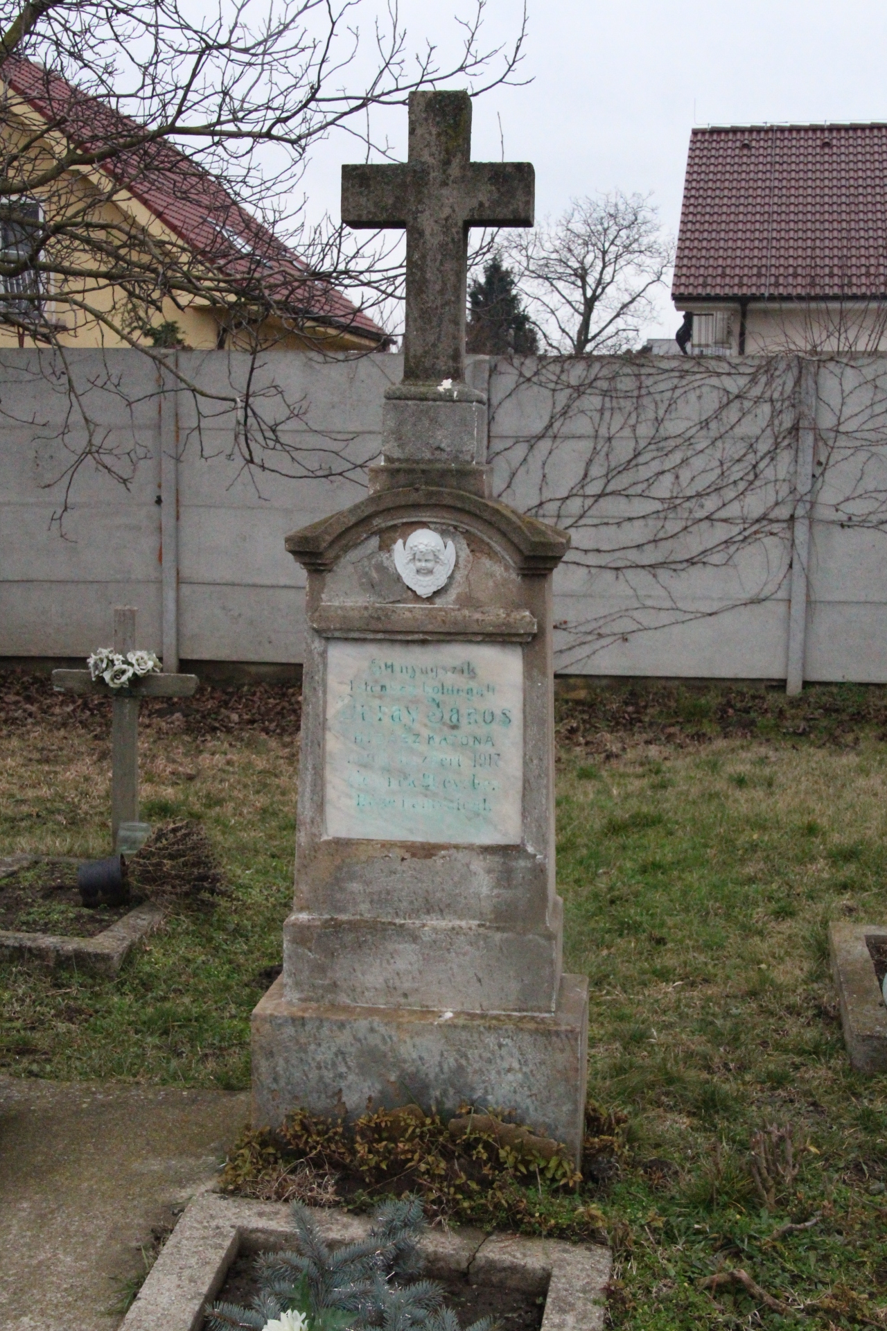 Duray János hidászkatona sírja