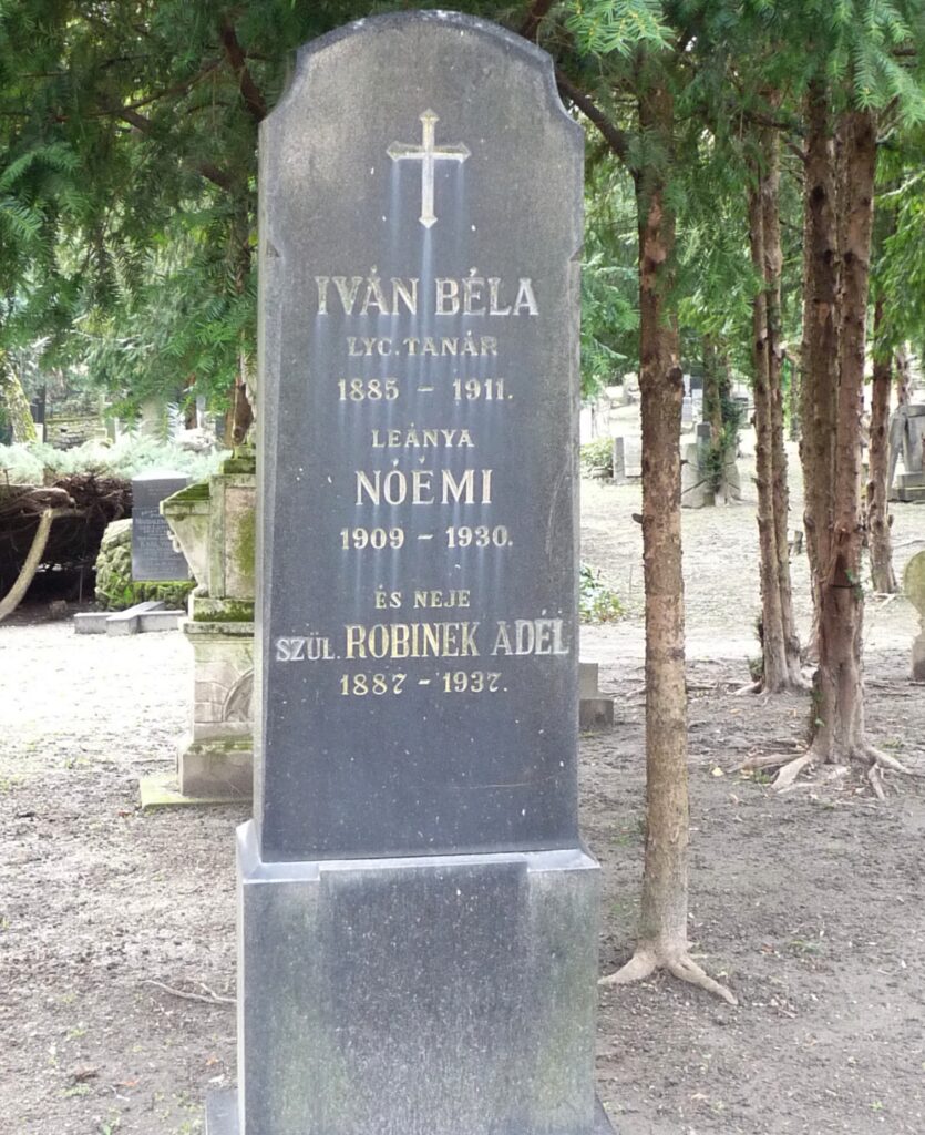 Iván Béla sírja