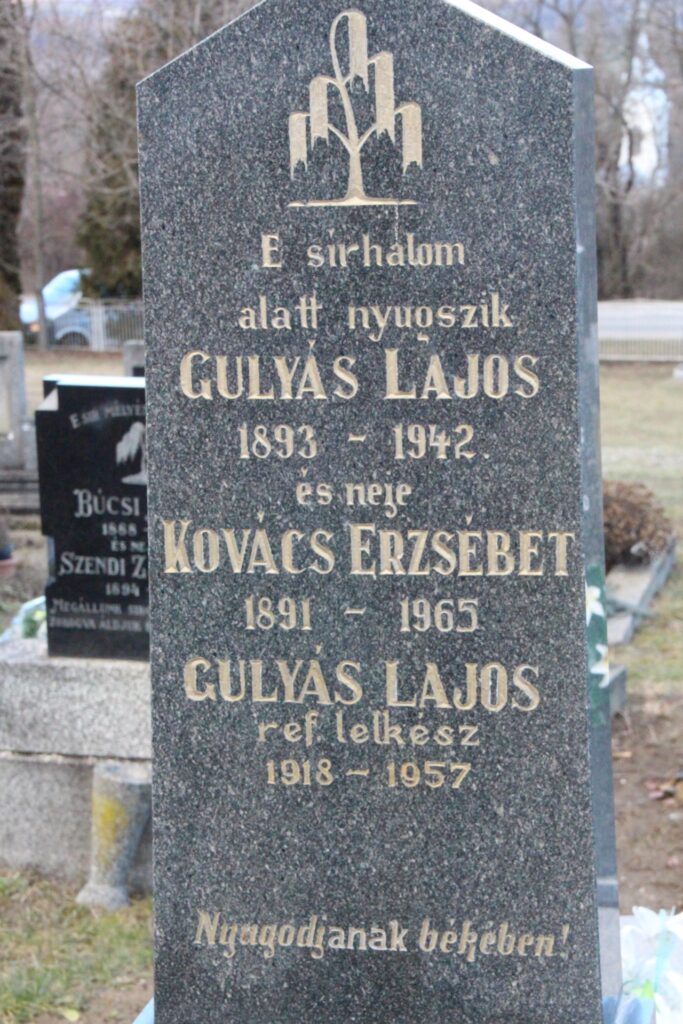 Gulyás Lajos falubíró sírja