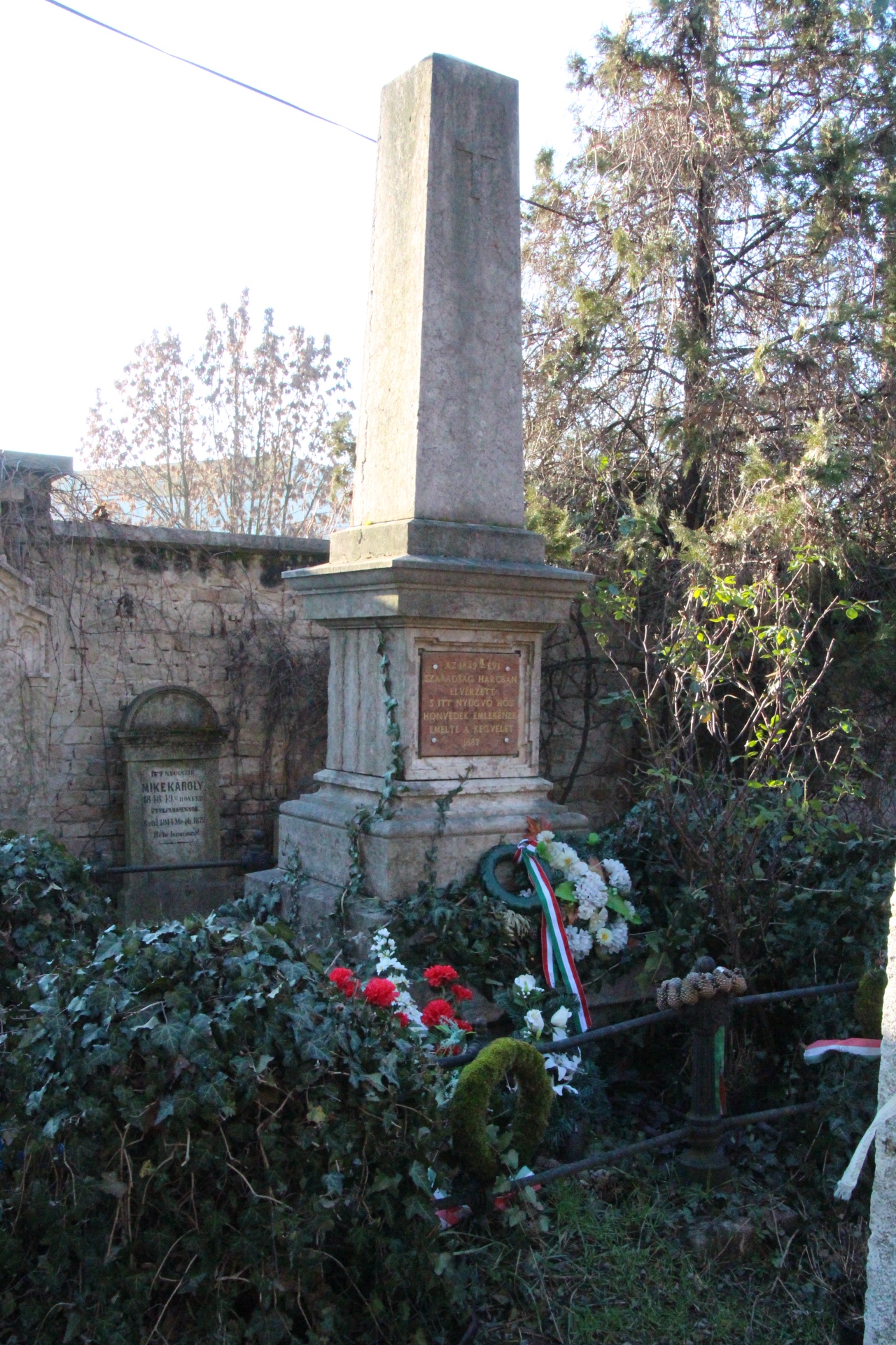 Az 1848-as szabadságharc révkomáromi honvédemlékműve