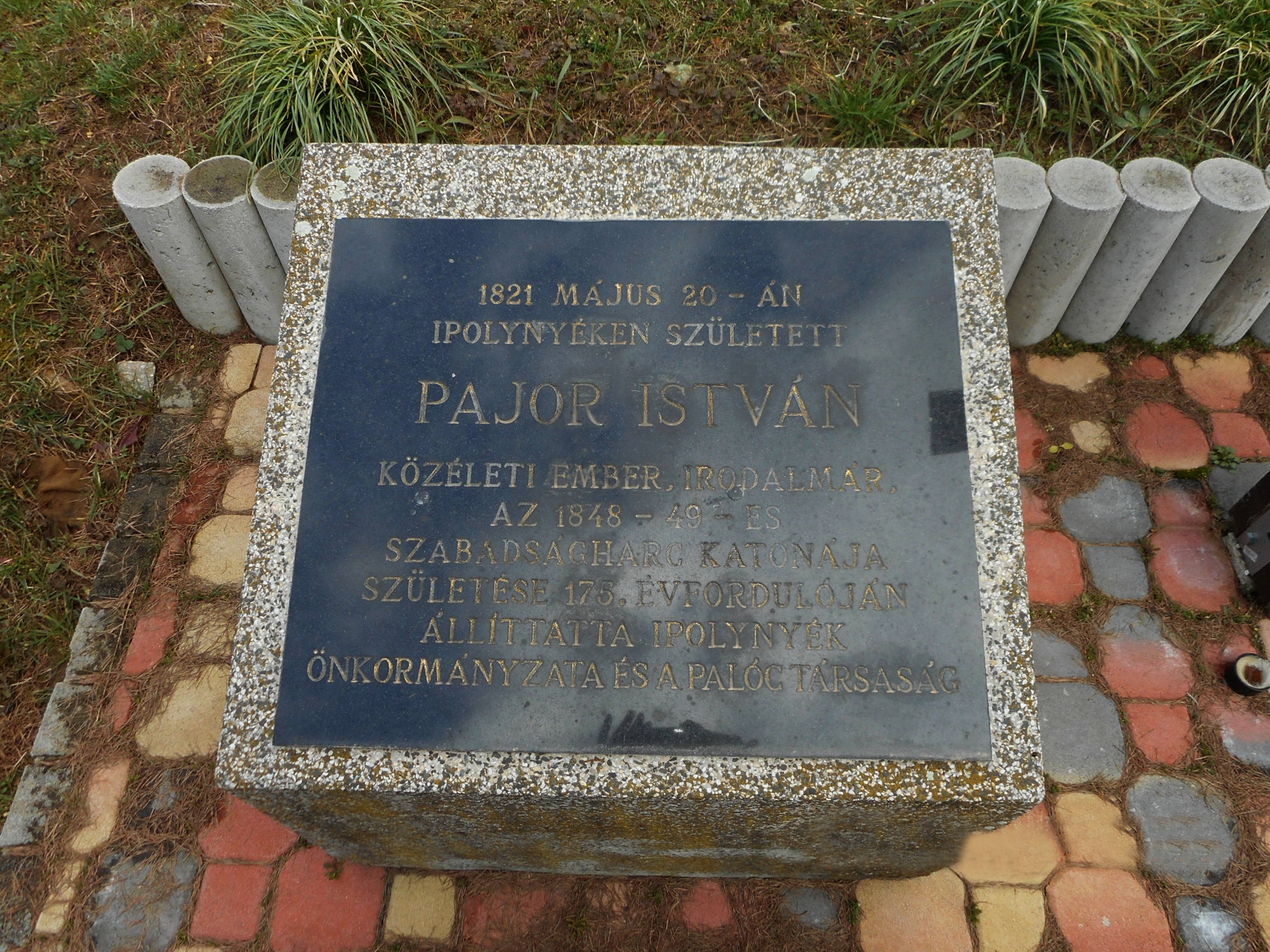 Pajor István emléktábla