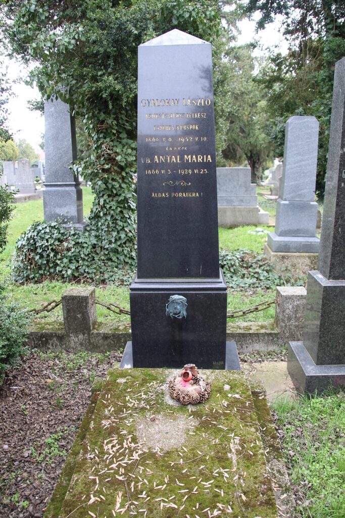 Gyalokay László református lelkész, esperes, helyettes püspök sírja