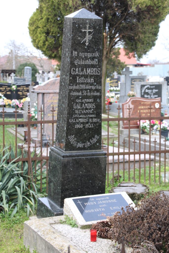 A Galambos család sírkápolnája és sírkertje
