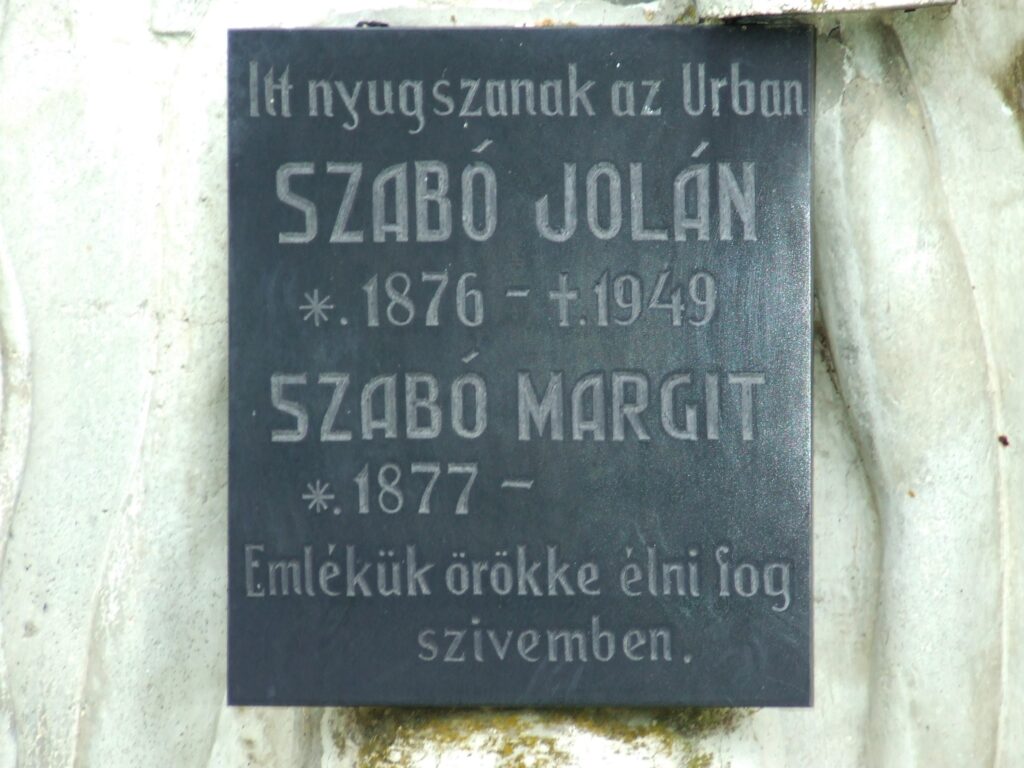 Széchenyi Szabó család kriptája