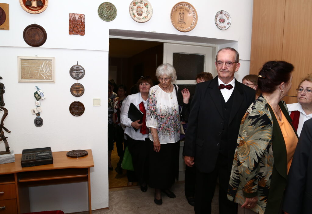 Ág Tibor emlékszobája Nagymegyeren