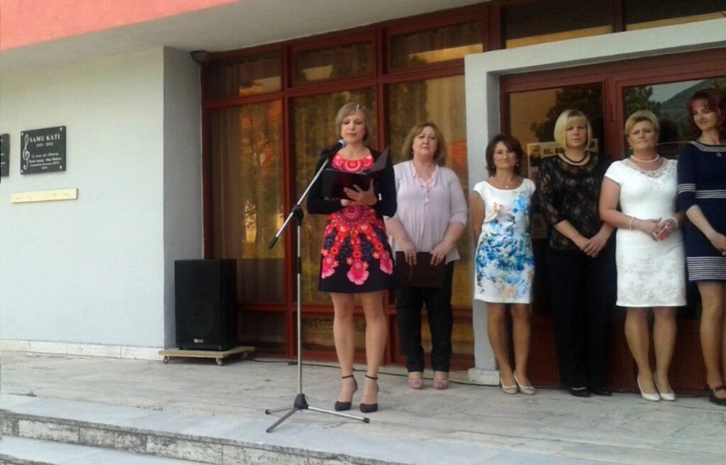 Samu Kati emléktáblája