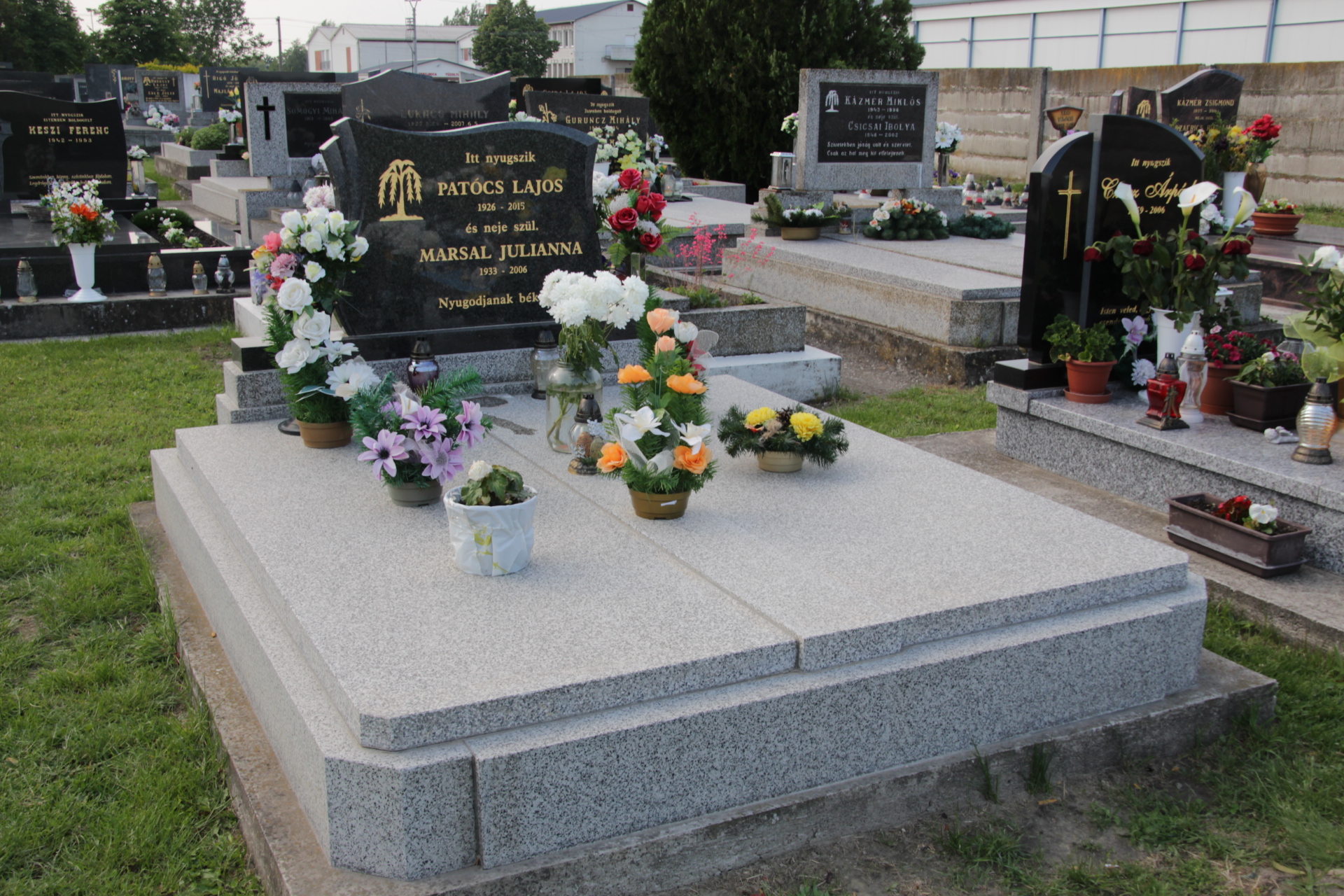 Patócs Lajos sírja