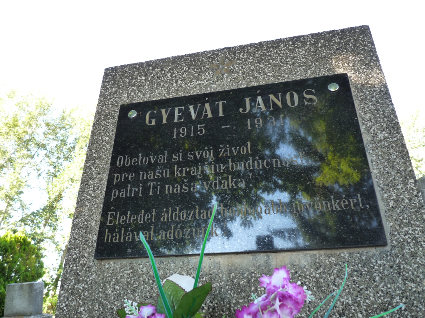 Az 1931-es csendőri sortűz áldozatainak sírjai