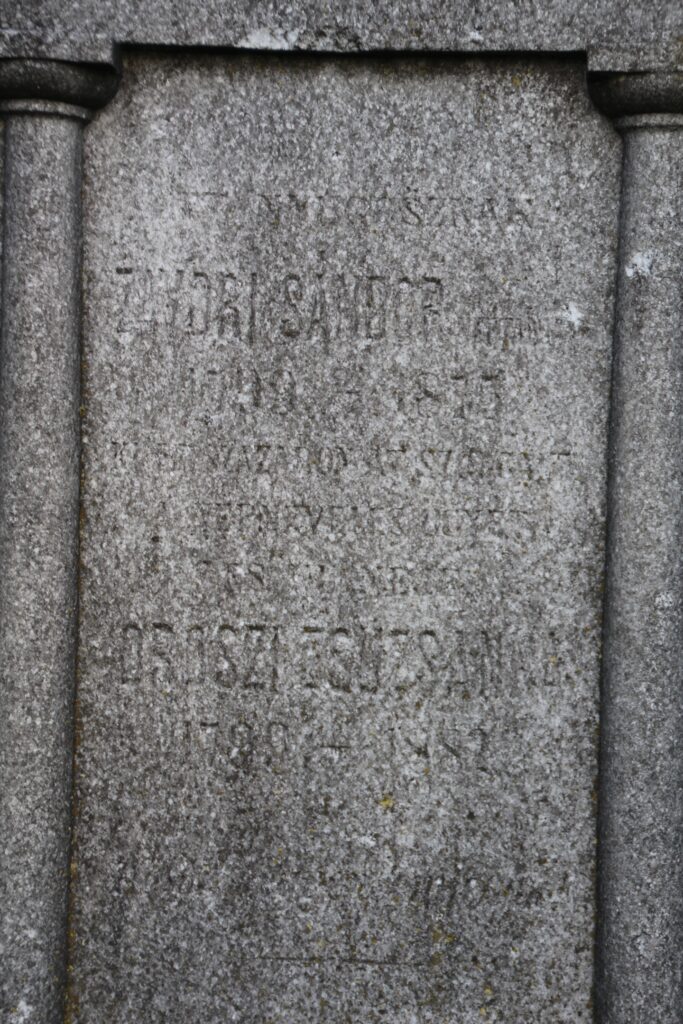 Závori Sándor néptanító sírja