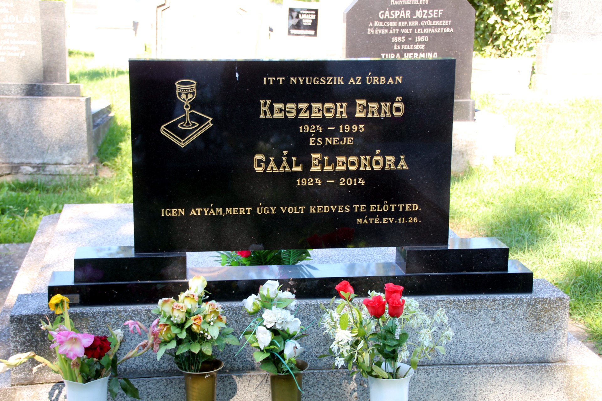 Keszegh Ernő sírja