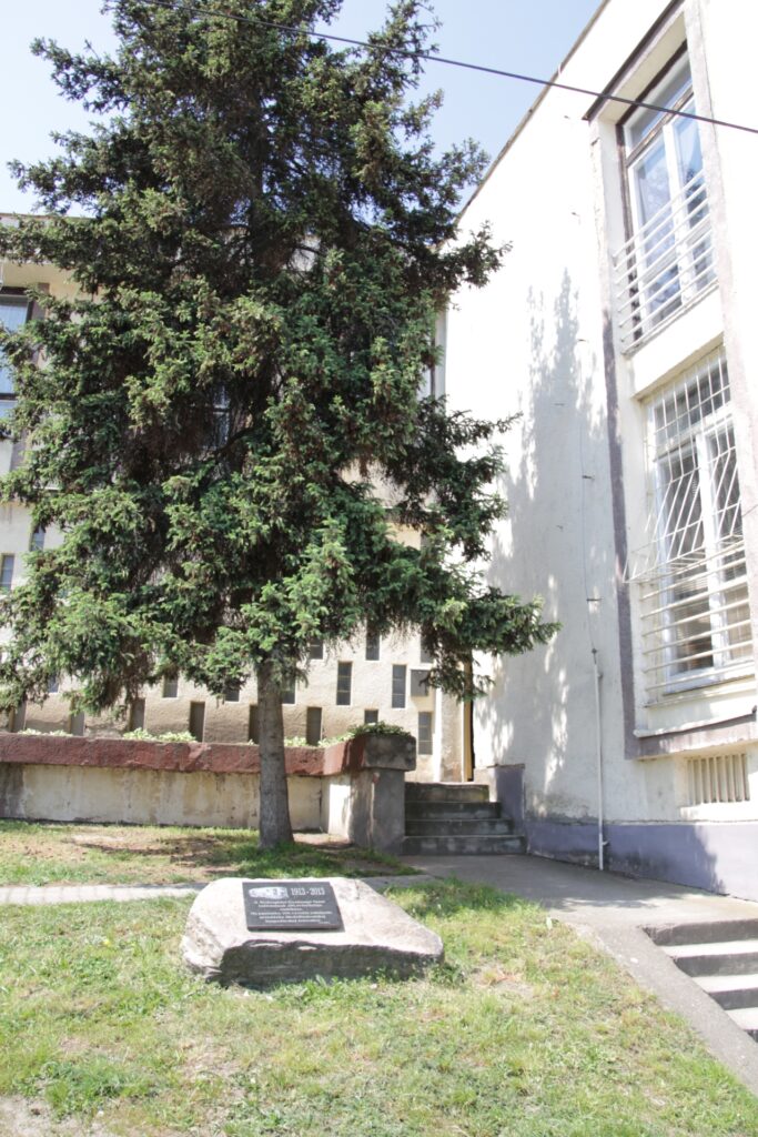 A Bodrogközi Gazdasági Vasút 100. évfordulójának emléktáblája