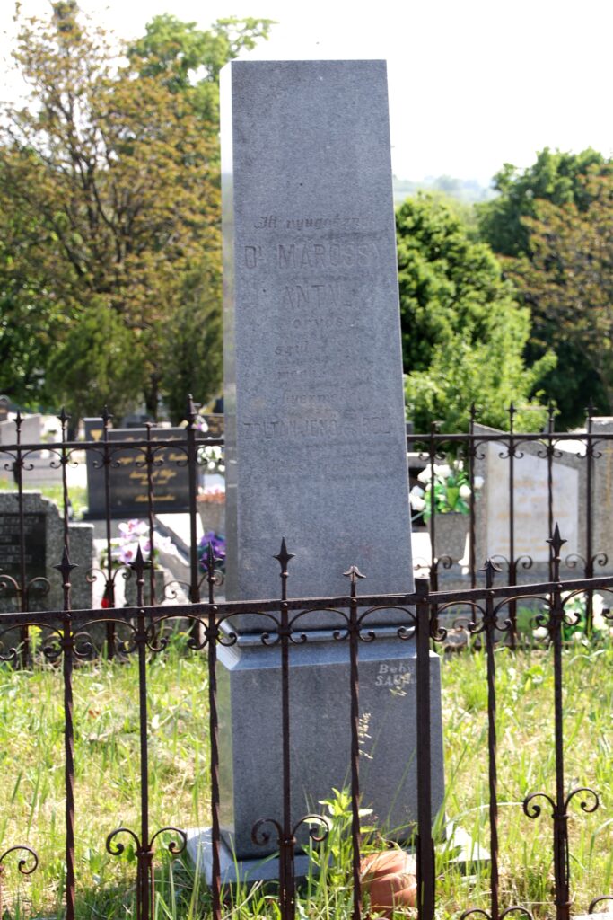 Dr. Marossy Antal sírja