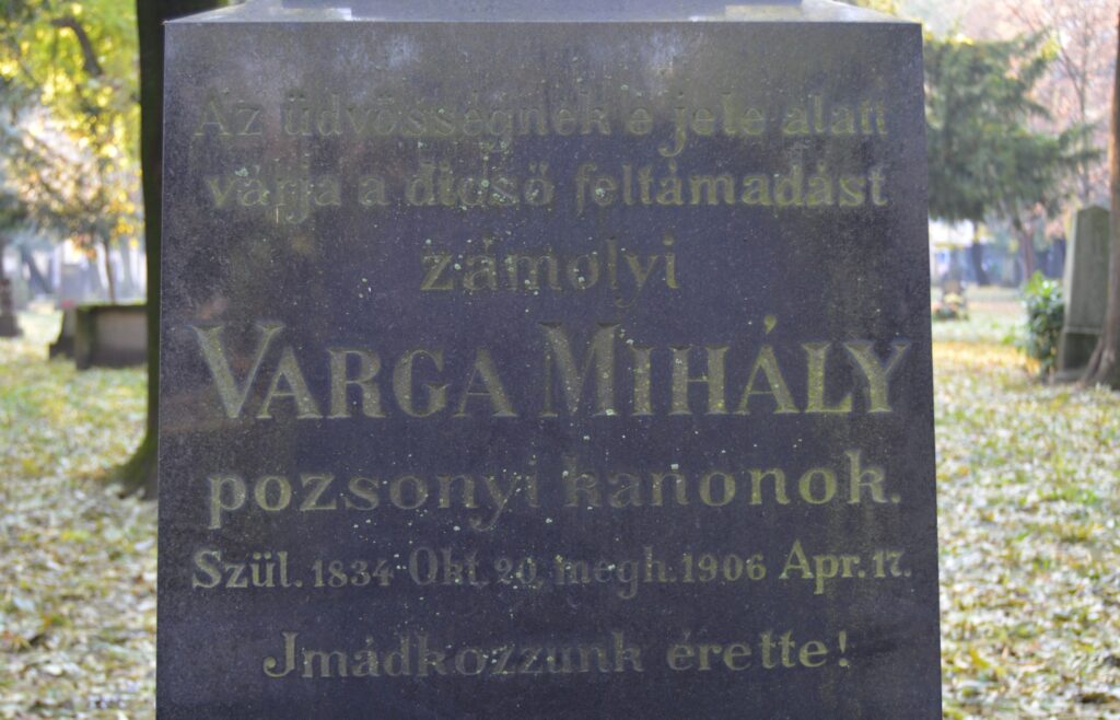 Zámolyi Varga Mihály sírja