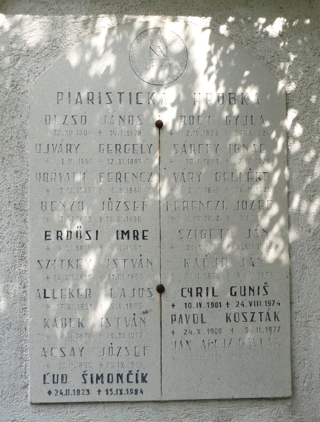 Váry Gellért sírja