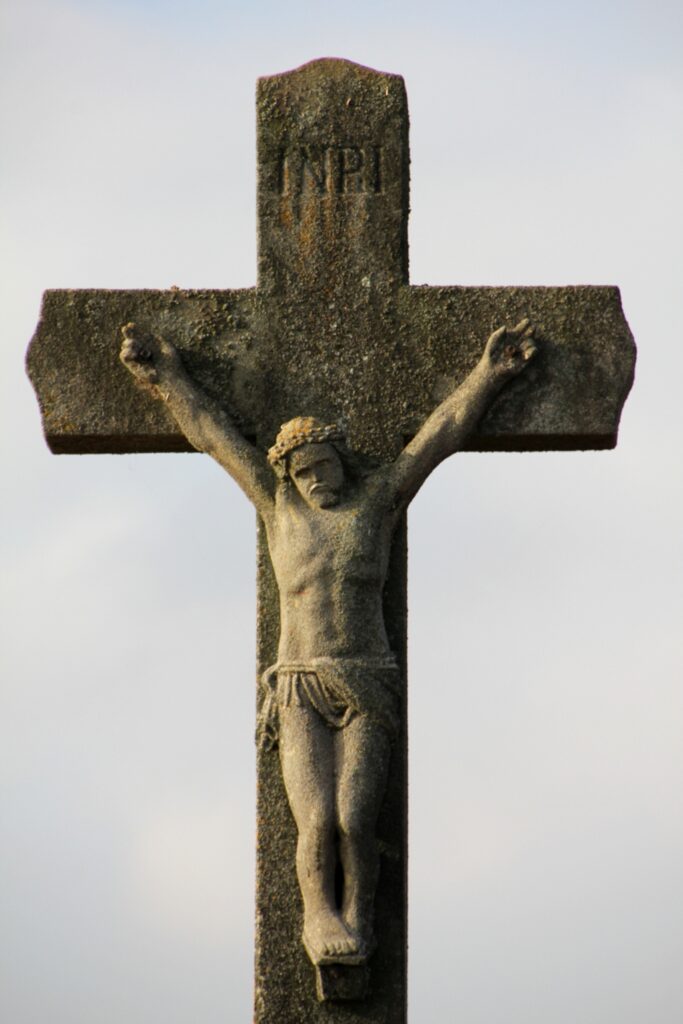 A Galamija parcellán álló kereszt