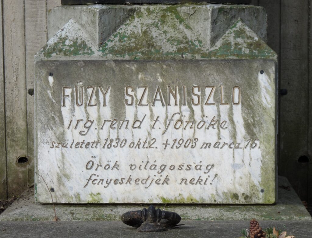 Füzy Szaniszló sírja