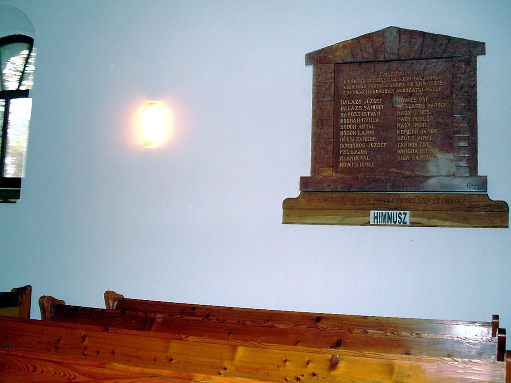 csicso-reformatus-egyhaz-1914-1918-aldozatok-2