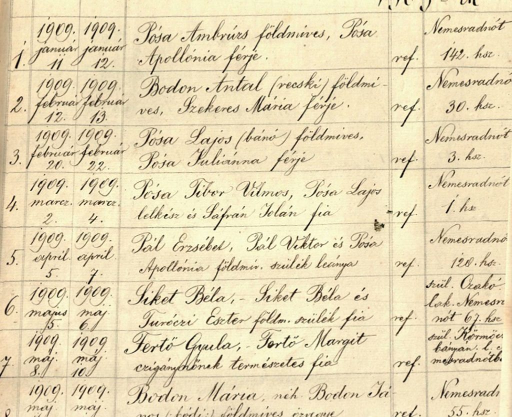 nemesradnot-posa-lajos-lelkesz-gyerekei-1909 (1)