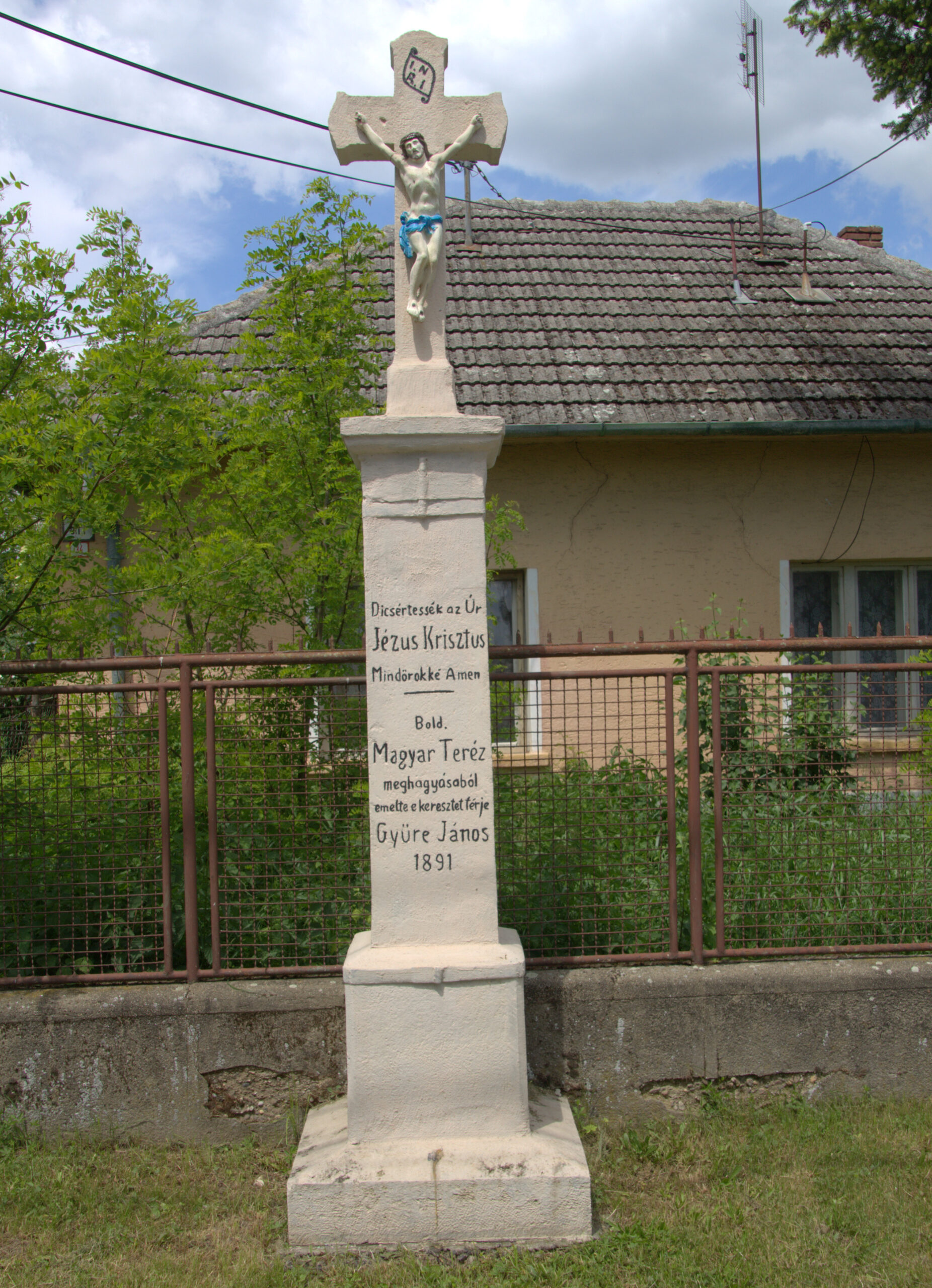 Gyüre János emlékkeresztje – Berencs (1)