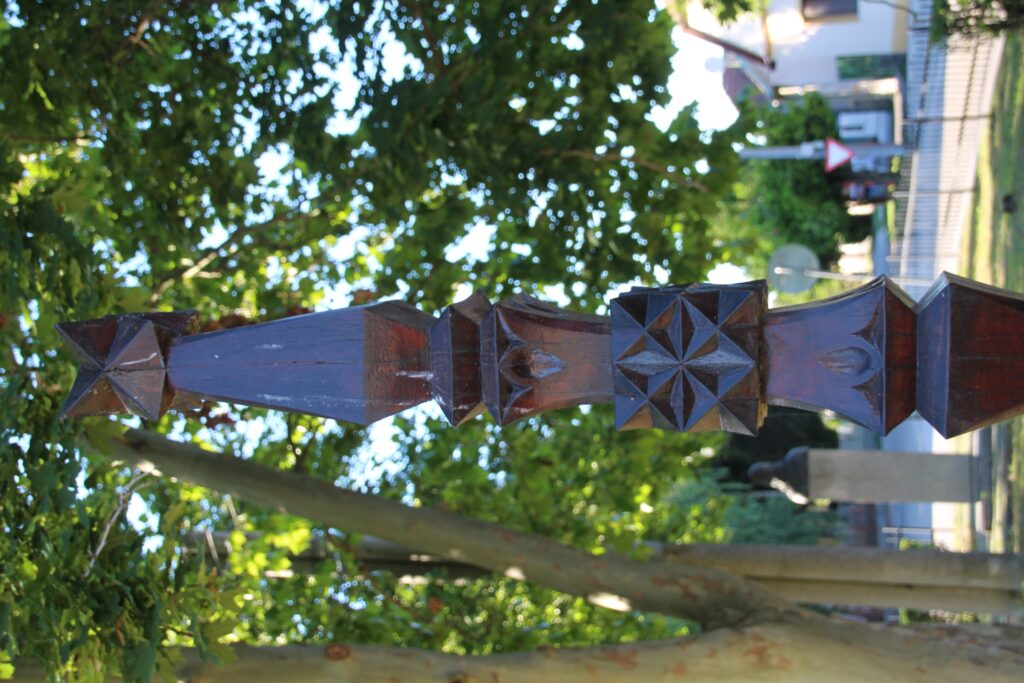 Történelmi emlékpark - A honfoglalás 1100. évfordulójának kopjafája