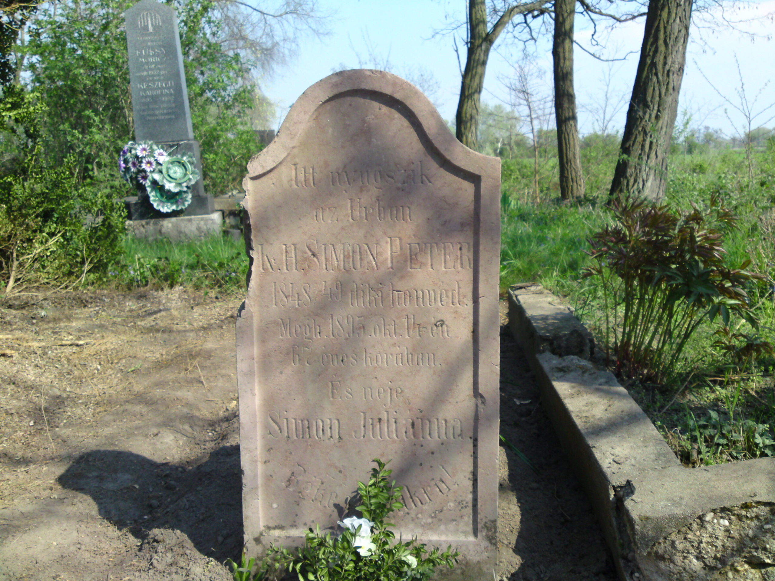 1848/49-es csilizpatasi honvéd sír