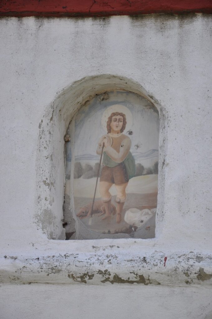 A csallóközkürti „Fehír kíp” (fehér kép) képoszlop