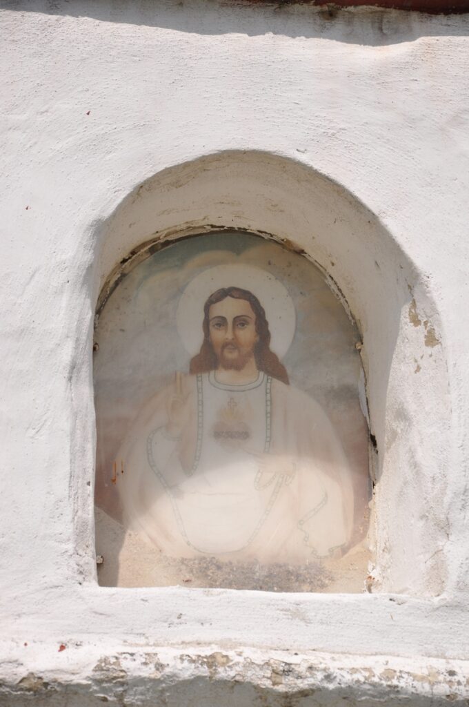 A csallóközkürti „Fehír kíp” (fehér kép) képoszlop