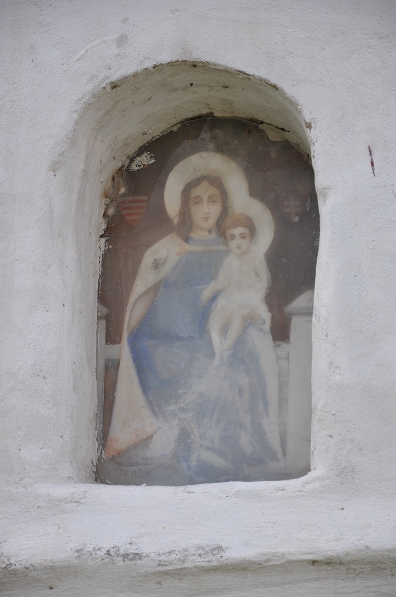 A csallóközkürti „Fehír kíp” (fehér kép) képoszlop