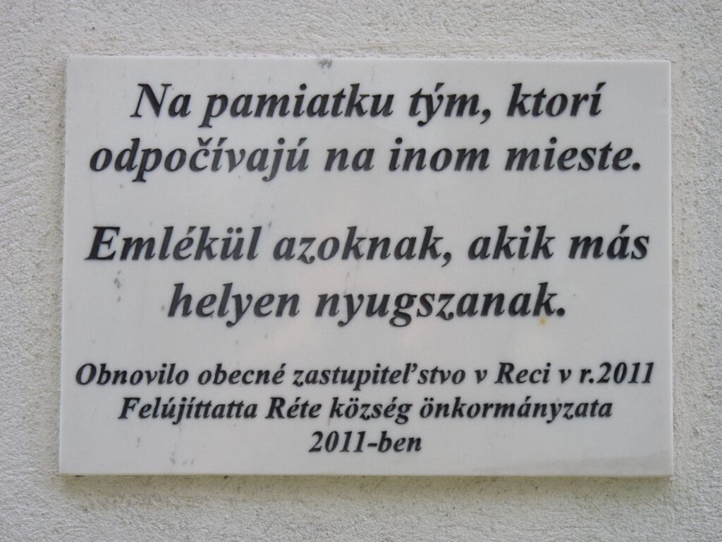 Rétei temetői nagykereszt