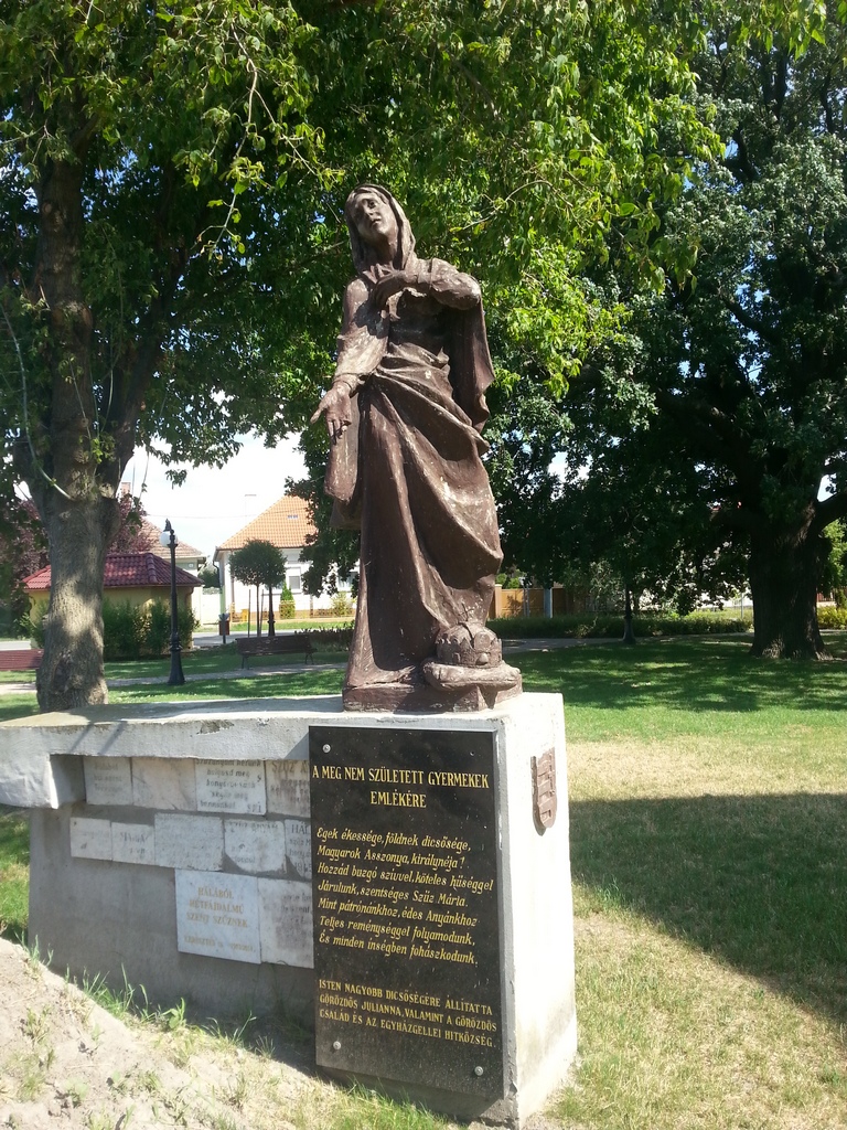 A meg nem született gyermekek emlékére