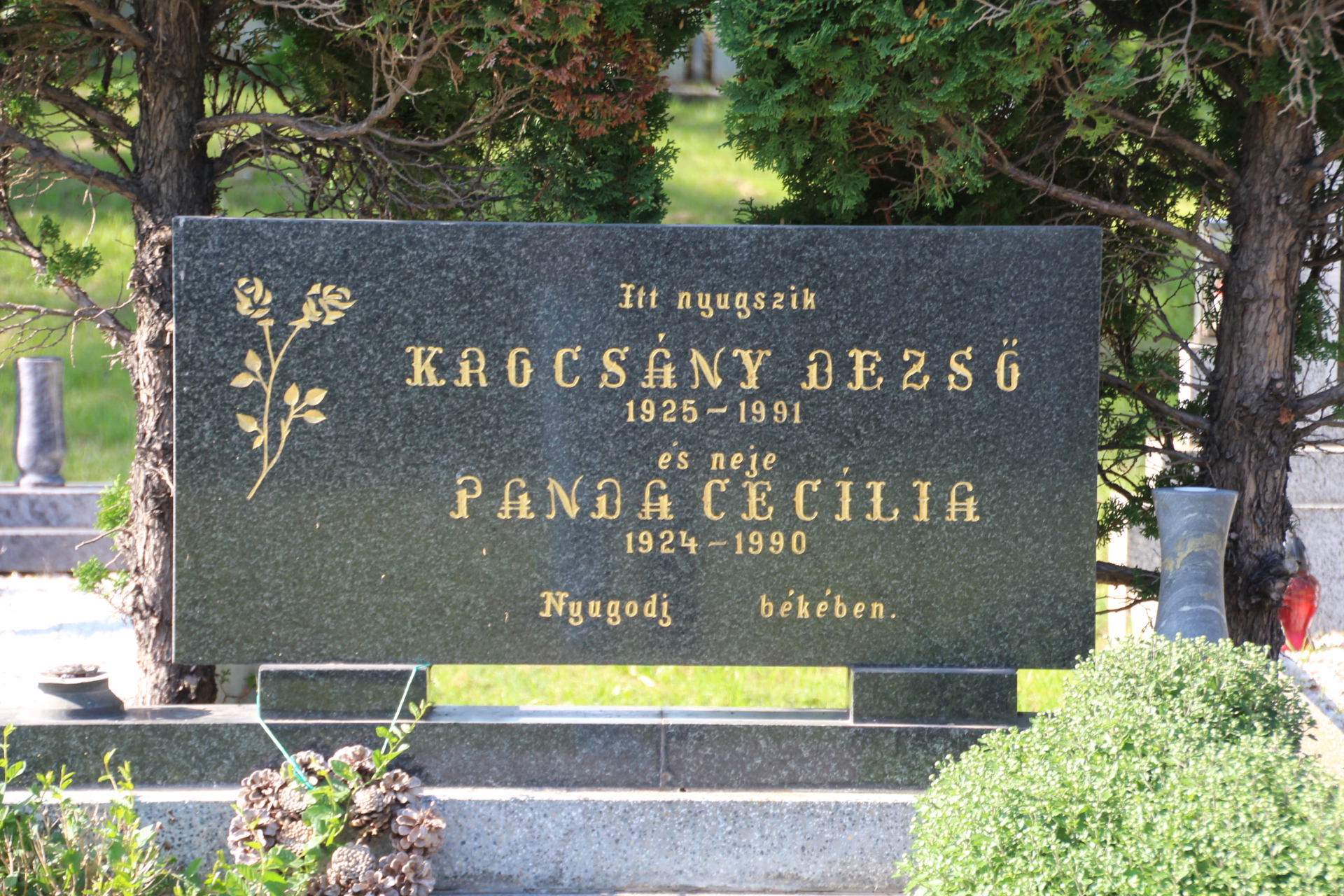 Krocsány Dezső sírja