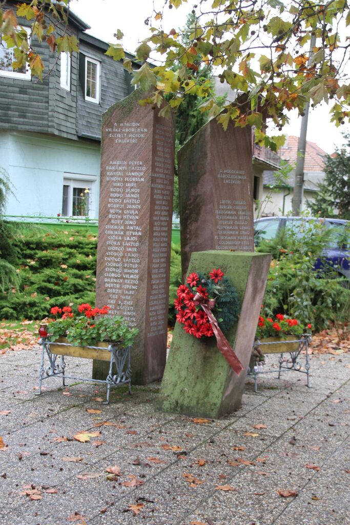 A 2. világháború és a holocaust áldozatainak emlékműve