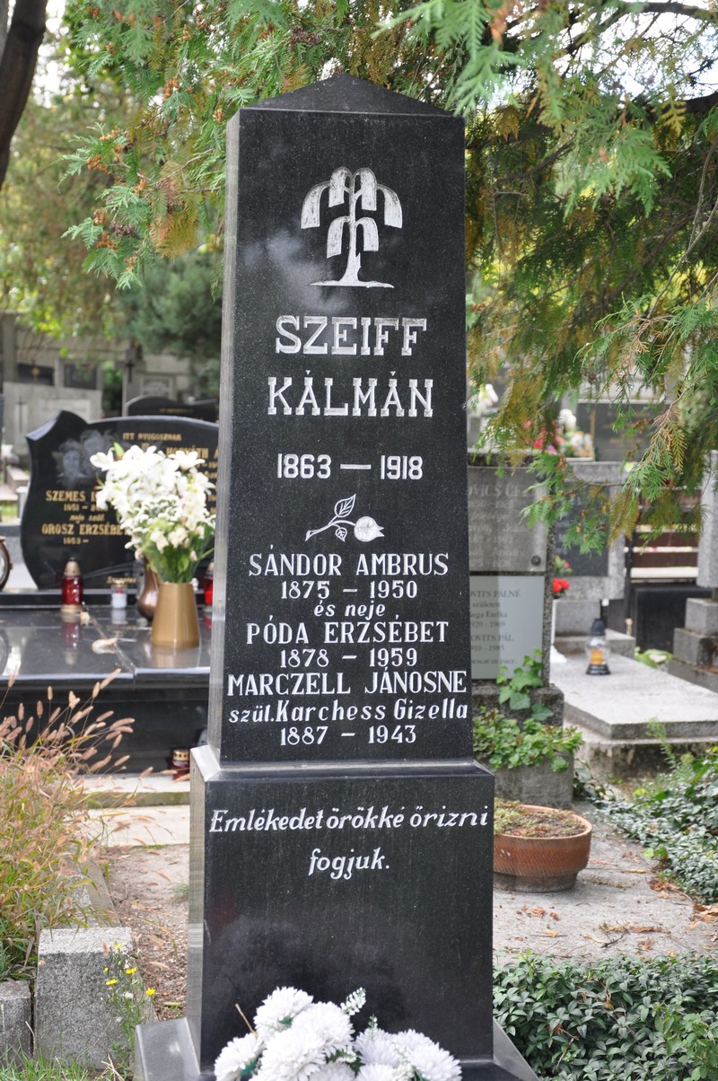 Szeiff Kálmán sírja