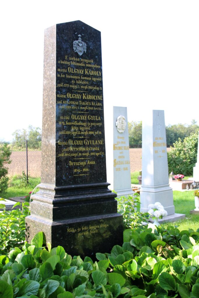 Olgyai Olgyay Gyula 1848-49-es honvédhadnagy sírja