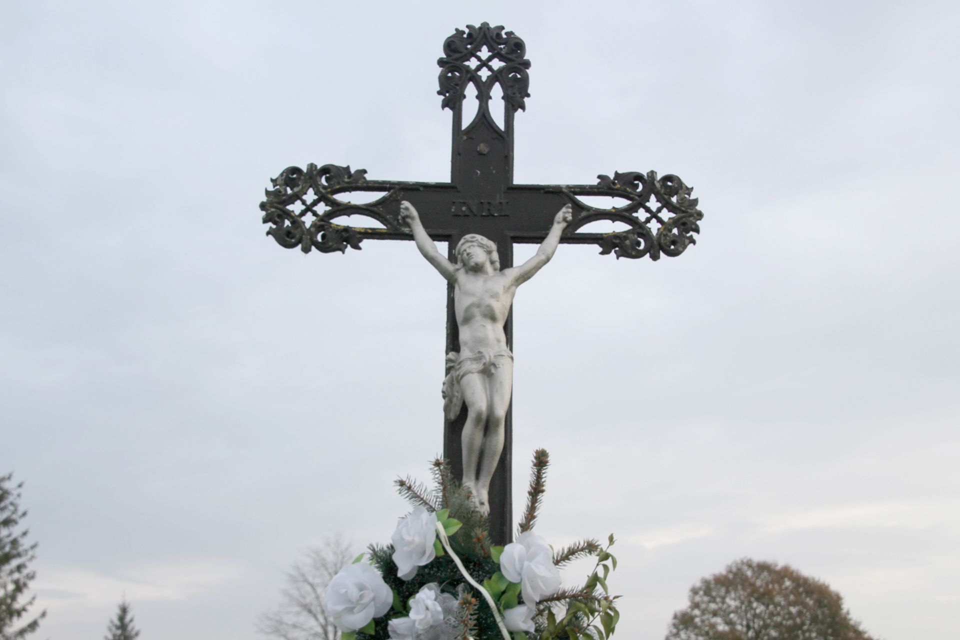 Temető régi részének nagykeresztje