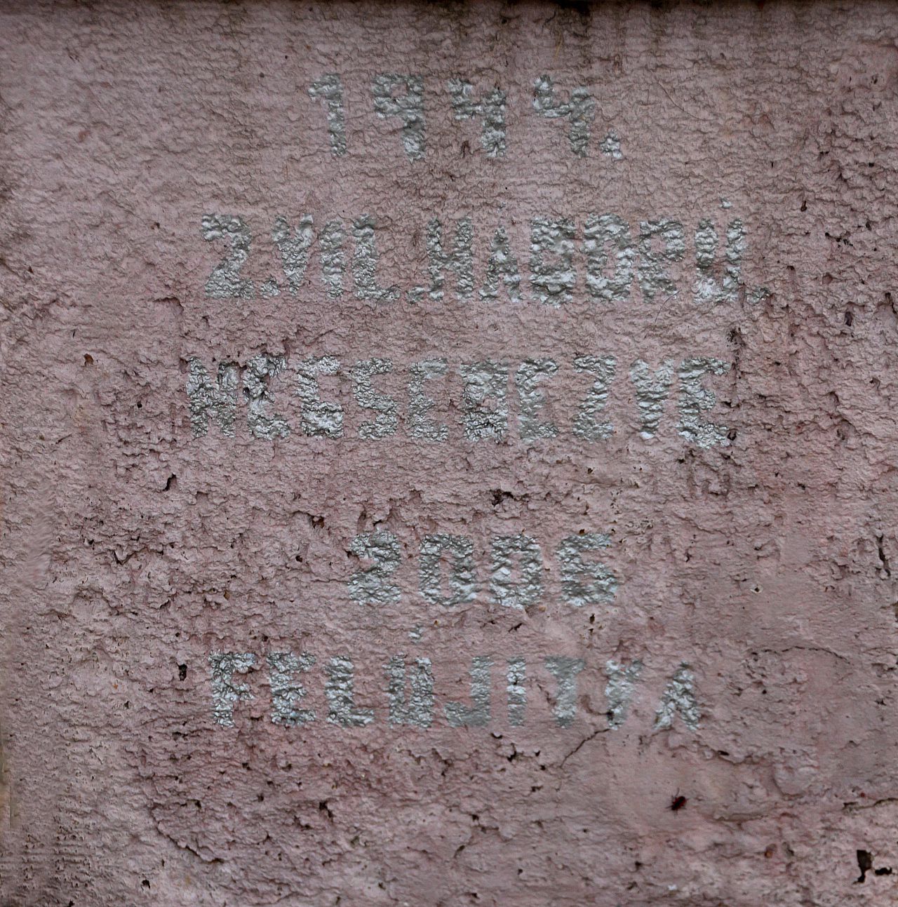 Temető új részének nagykeresztje