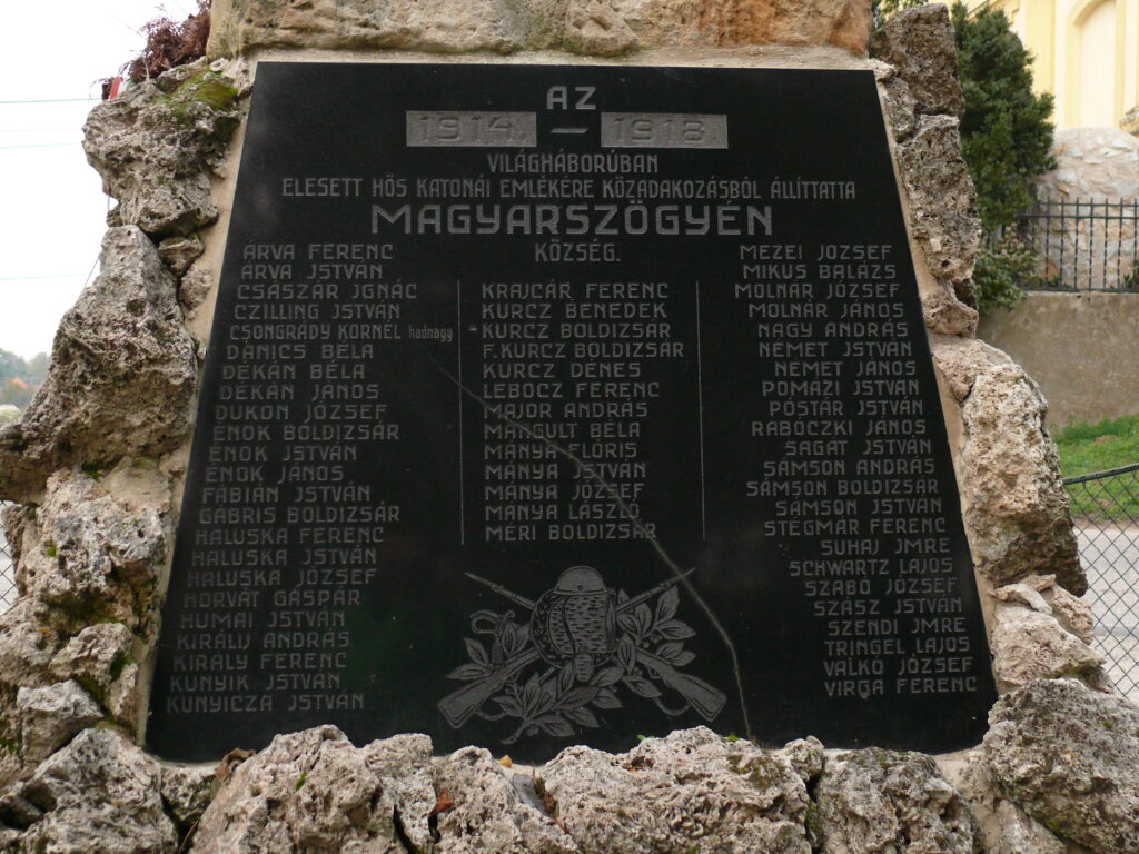 Első világháborús emlékmű