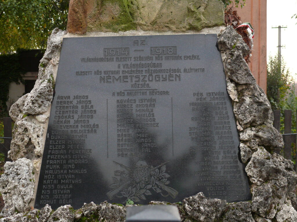 Első világháborús emlékmű