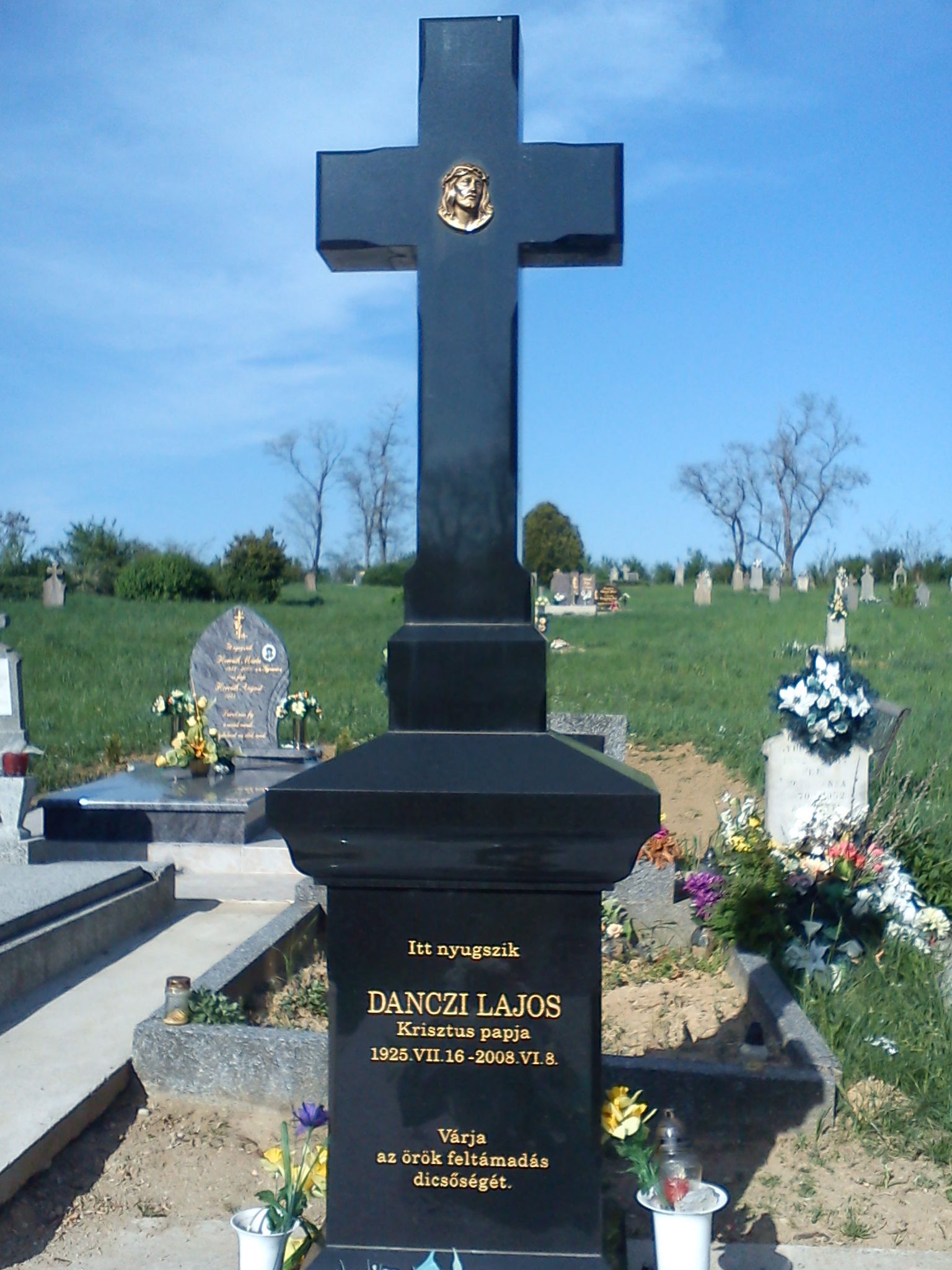 Danczi Lajos sírja