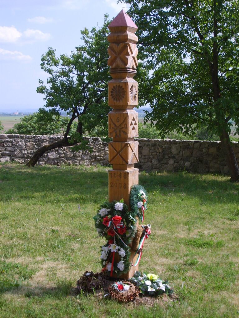 Kopjafa az 1848-49-es forradalom és szabadságharc emlékére