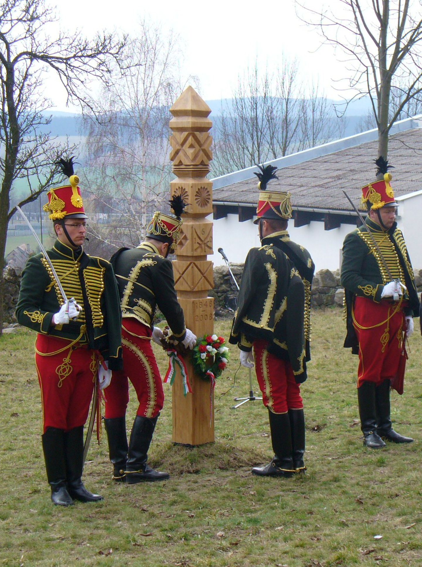 Kopjafa az 1848-49-es forradalom és szabadságharc emlékére