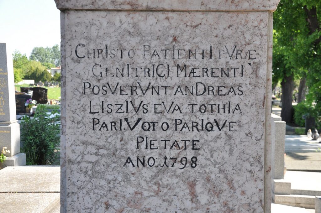 A deáki temető nagykeresztje