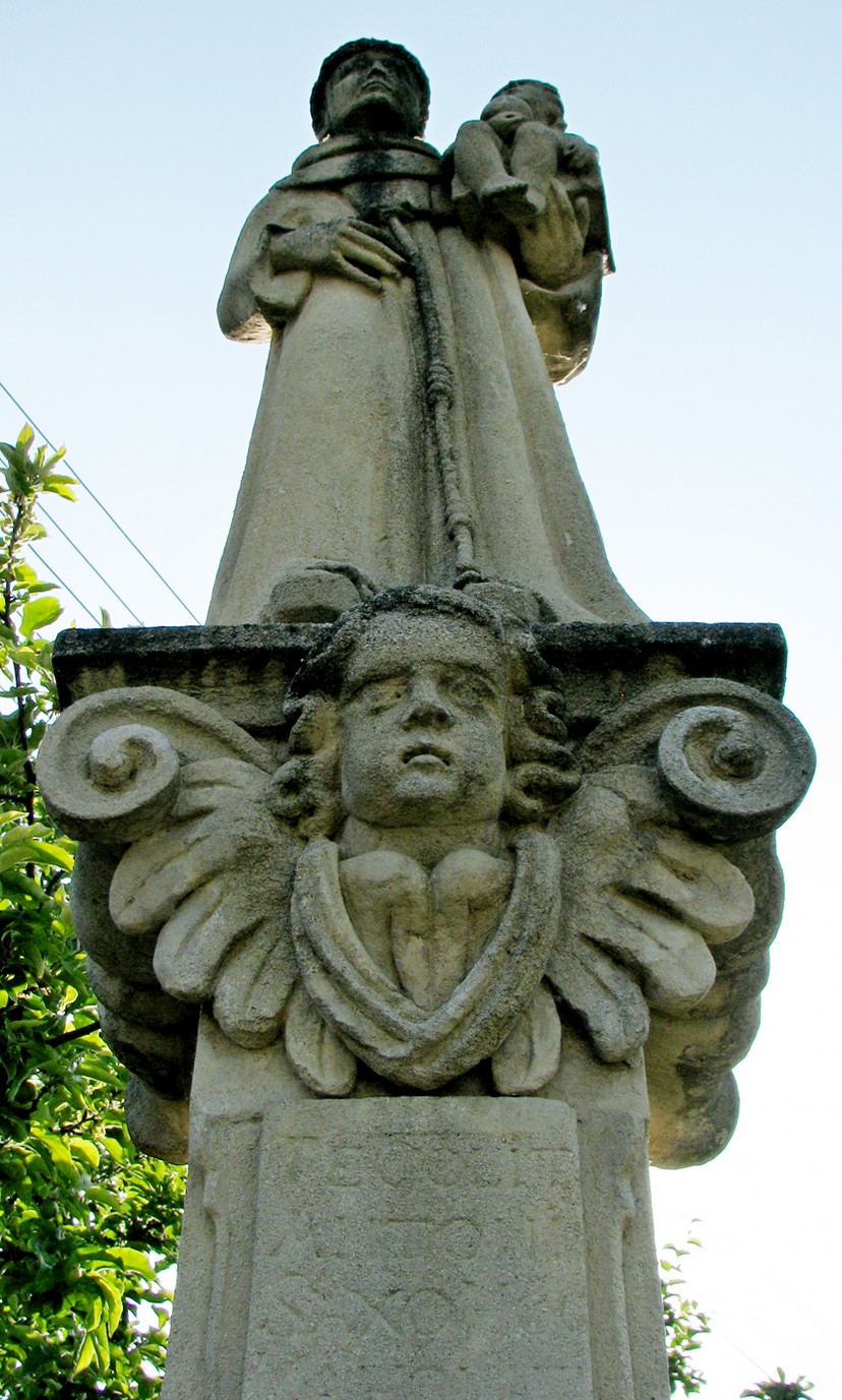 Páduai Szent Antal szobra Bacsfa-Szentantalon