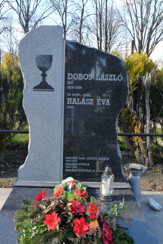 Dobos László, író síremléke