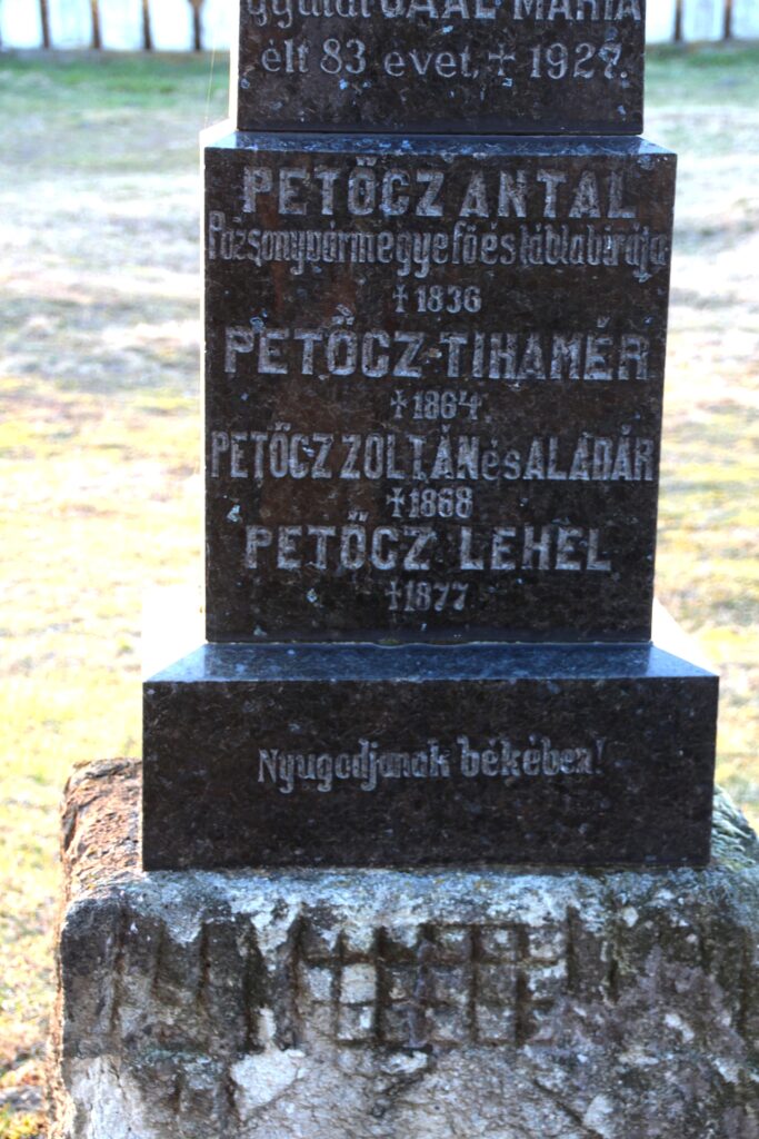 Petőcz család sírja